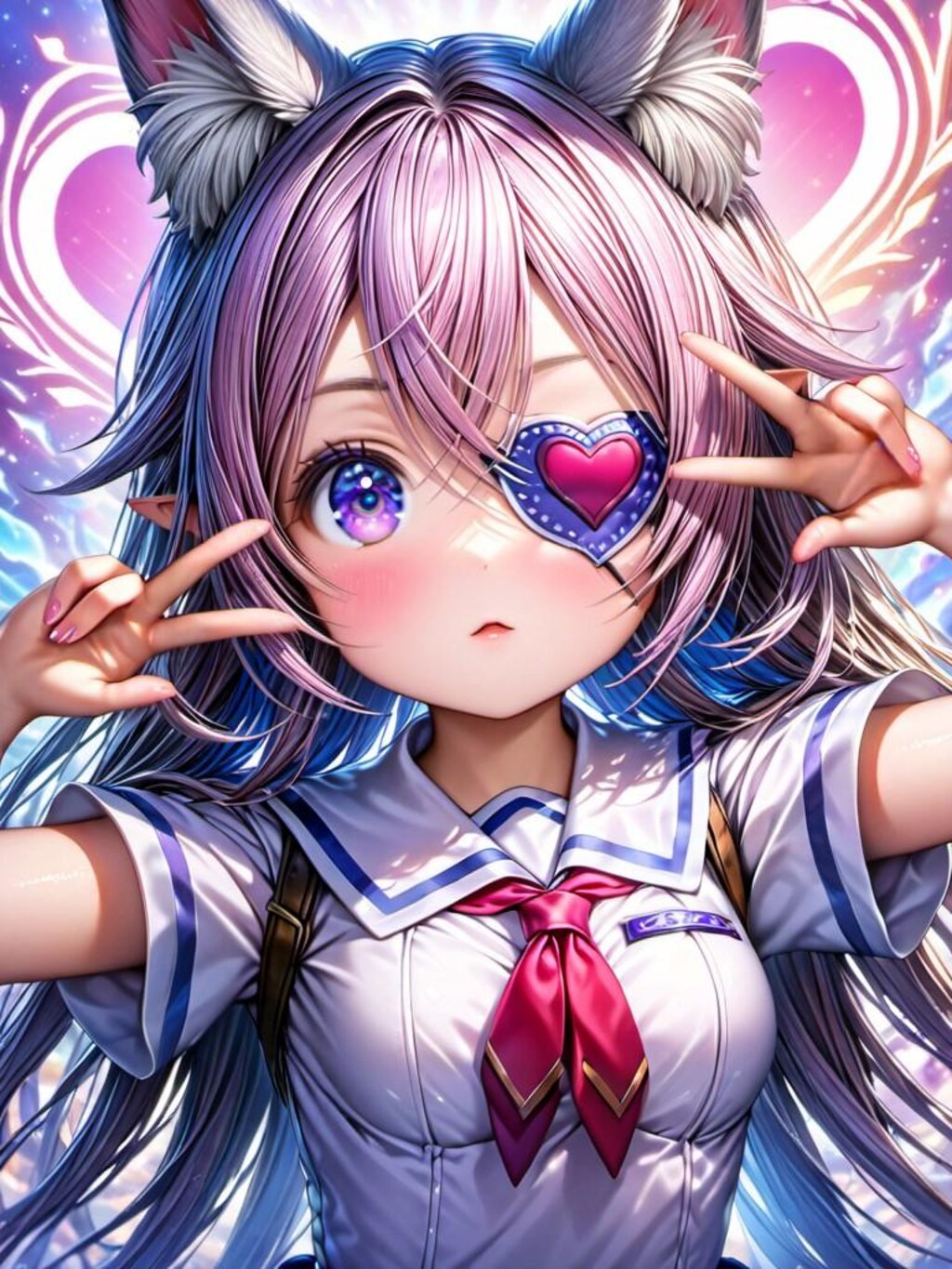 中二病眼帯とケモ耳エルフさん