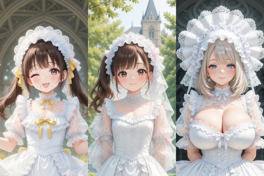 アイドルグループ：Stella Ciel 白ドレスグラビア撮影