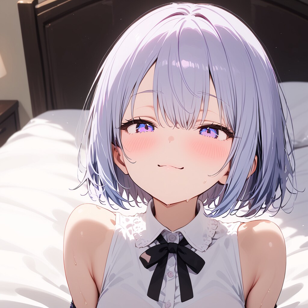 銀髪ボブ | の人気AIイラスト・グラビア