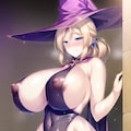 2周目以降に仲間に出来る主人公の魔術の師匠（年齢不詳） 3枚目