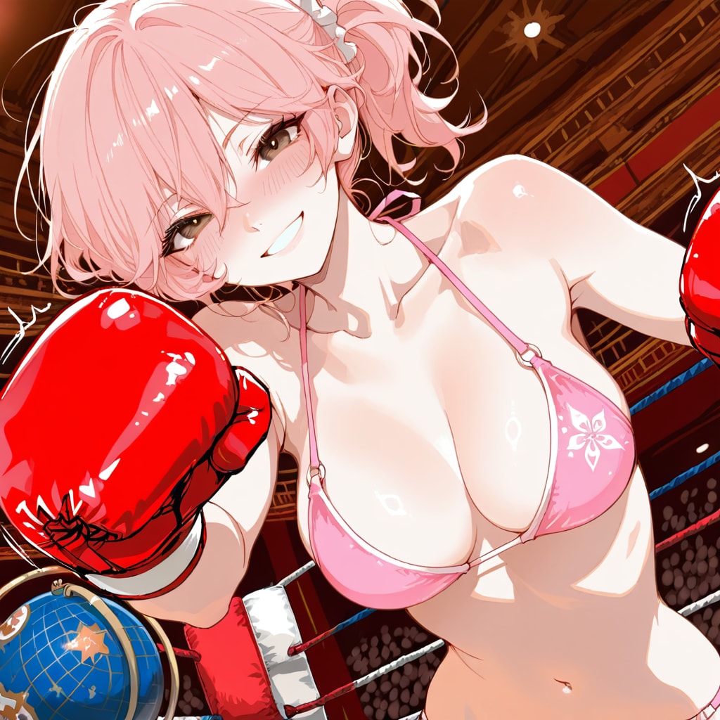 <リカちゃん>🥊ぱんち！！！！！