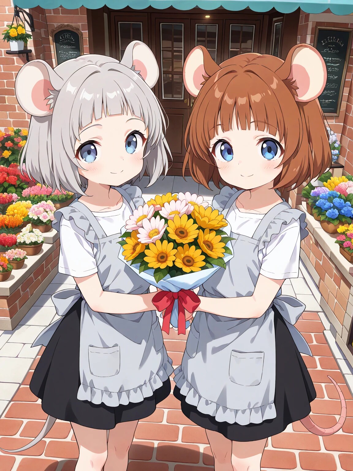 ネズミの花屋さん