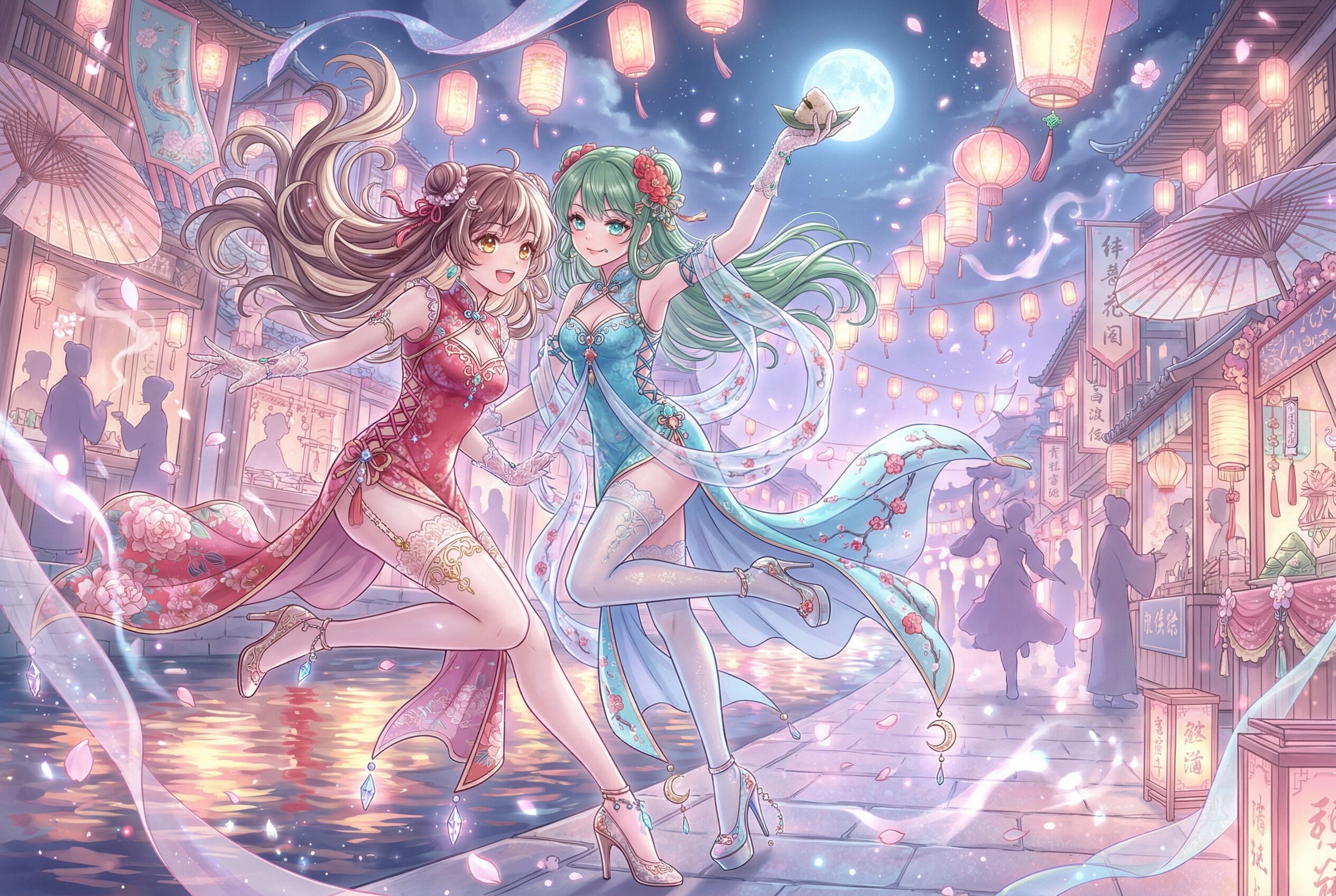 白光の朝に舞う夢兎