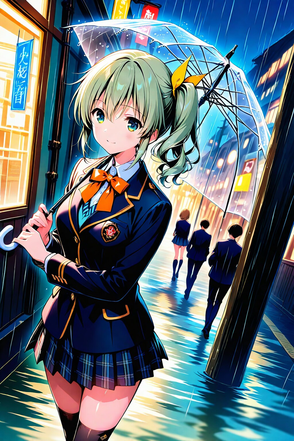 雨の日はビニール傘