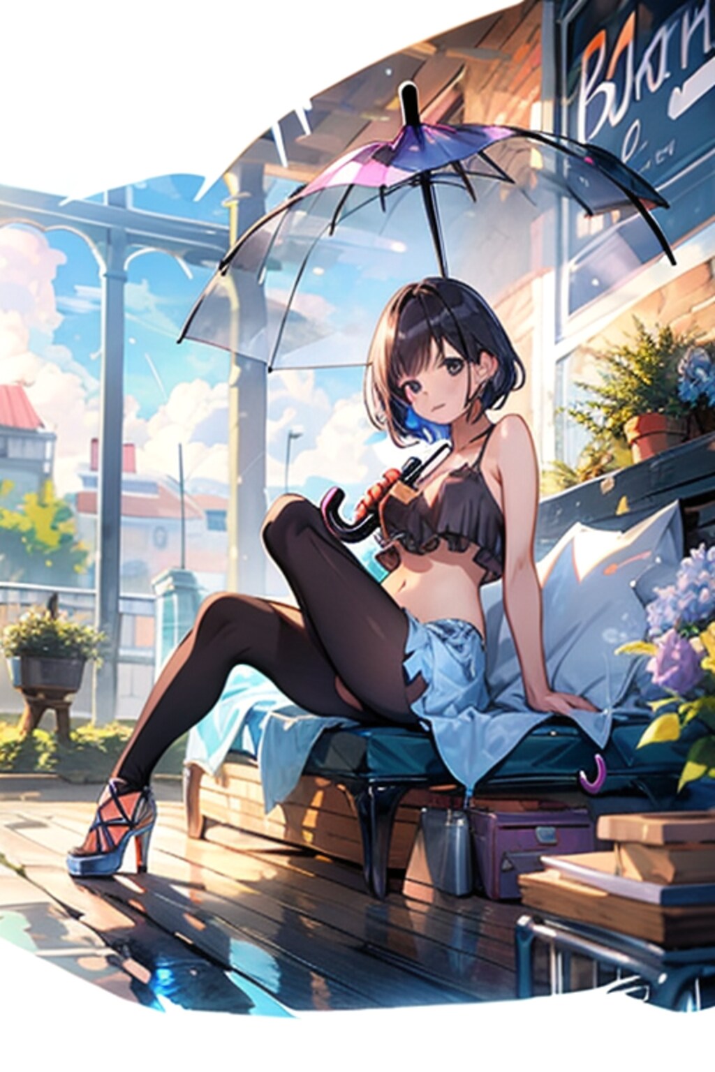 transparent umbrella