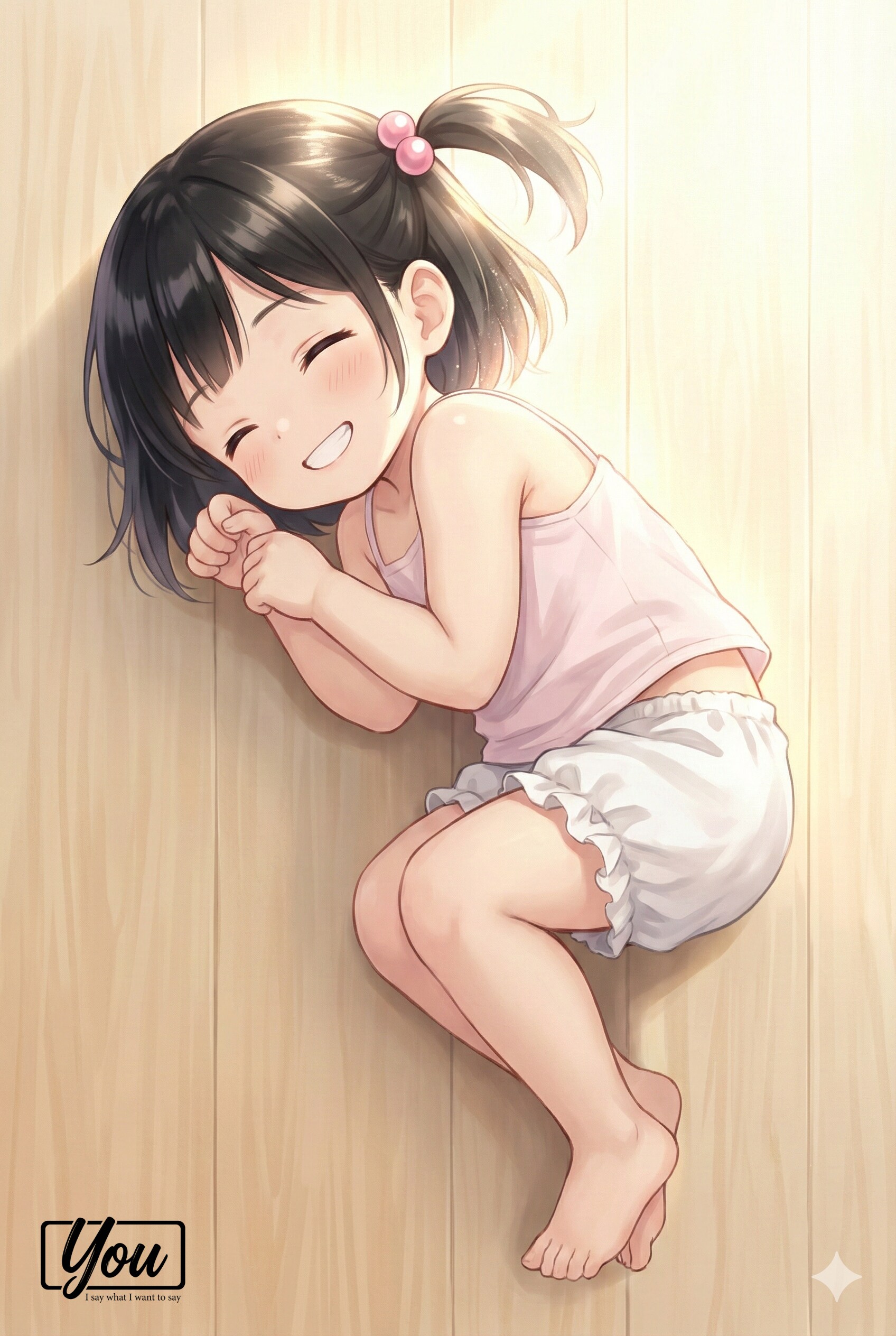 「にひひ、にゃお～ん！」
