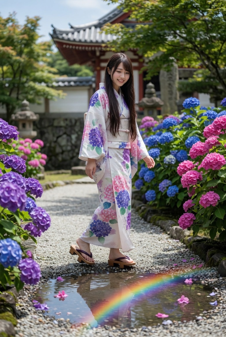 君と行ったあの日の紫陽花寺
