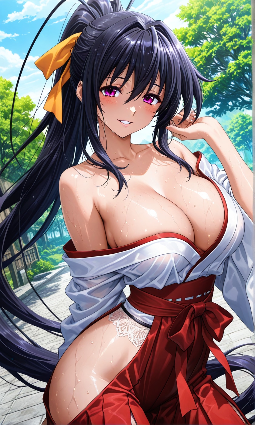 姫島朱乃＆紫藤イリナEX～コスプレイラスト