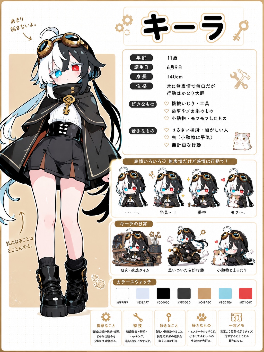 うちの子キャラシート | の人気AIイラスト・グラビア