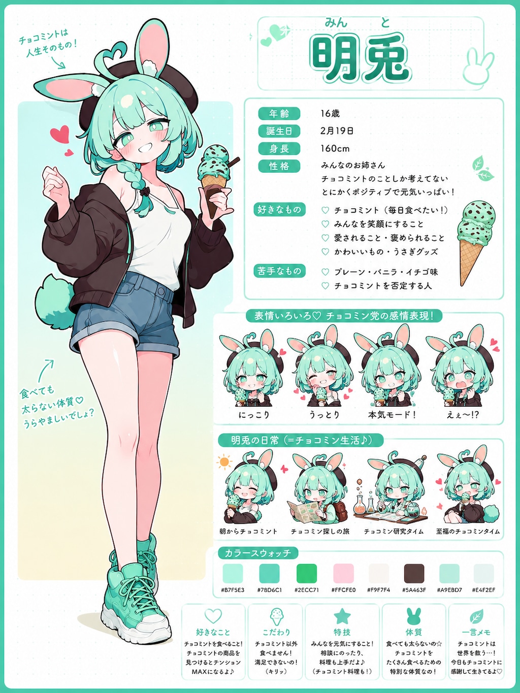 うちの子キャラシート