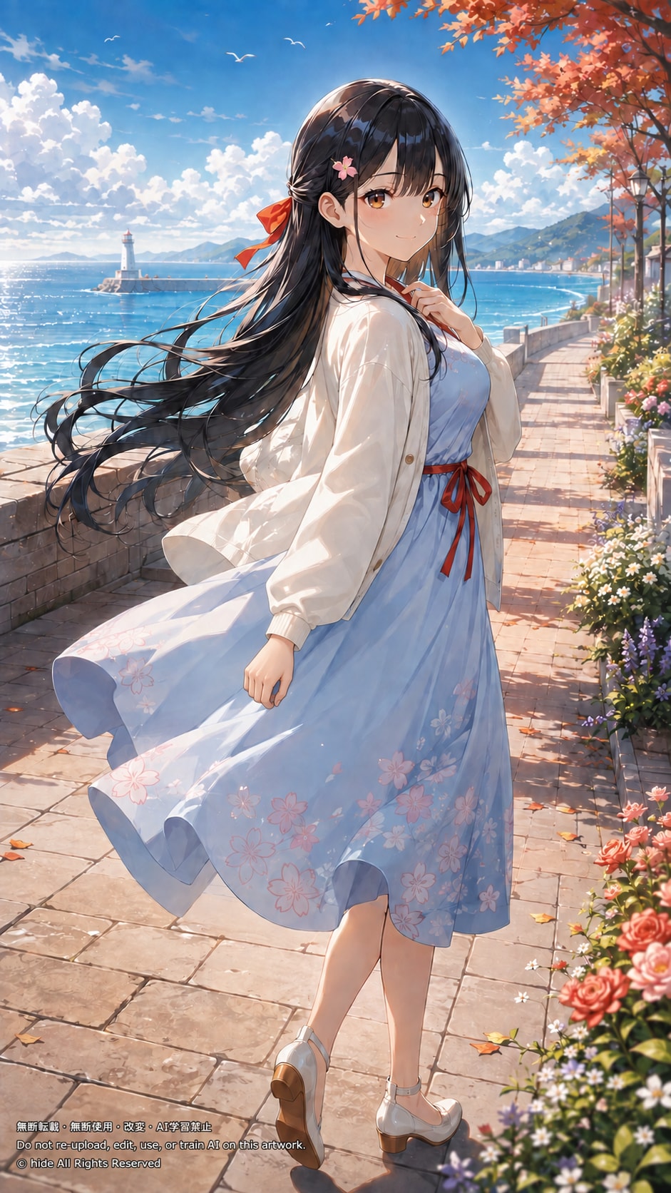 ☀️ 神楽さんと潮風のおでかけ | の人気AIイラスト・グラビア