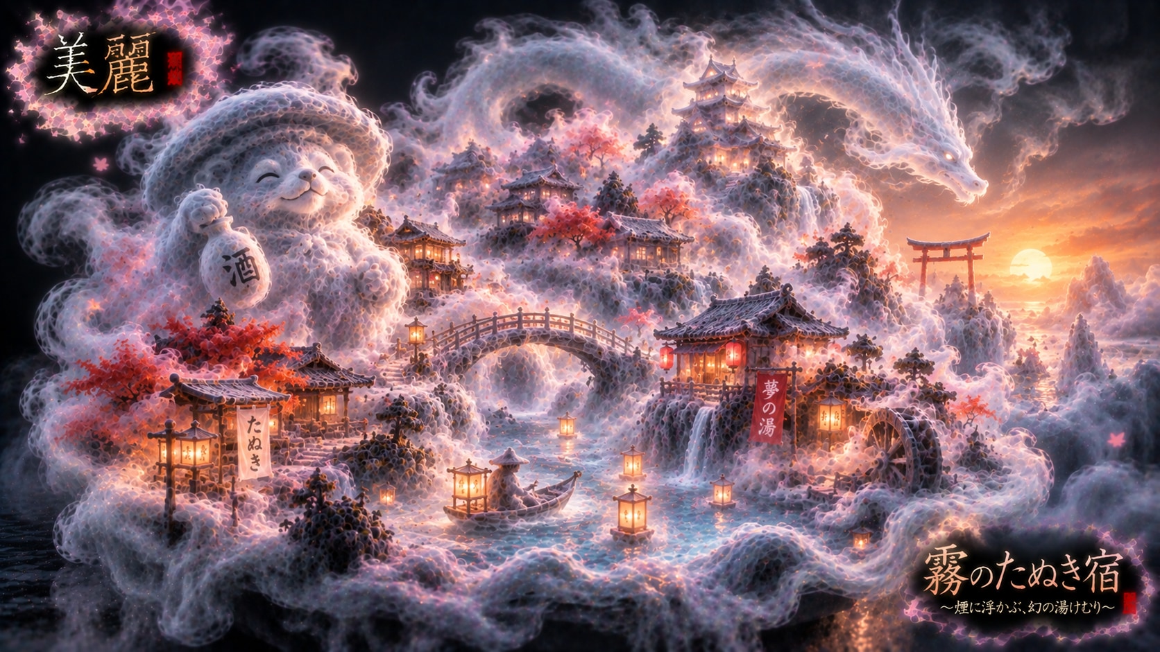 Beautiful Steam and Mist / 美麗 蒸気・煙霧 #patreon #ChatGPT #customGPT #GPTs #美麗 #蒸気 #煙霧 #Steam #Mist #bea | の人気AIイラスト・グラビア