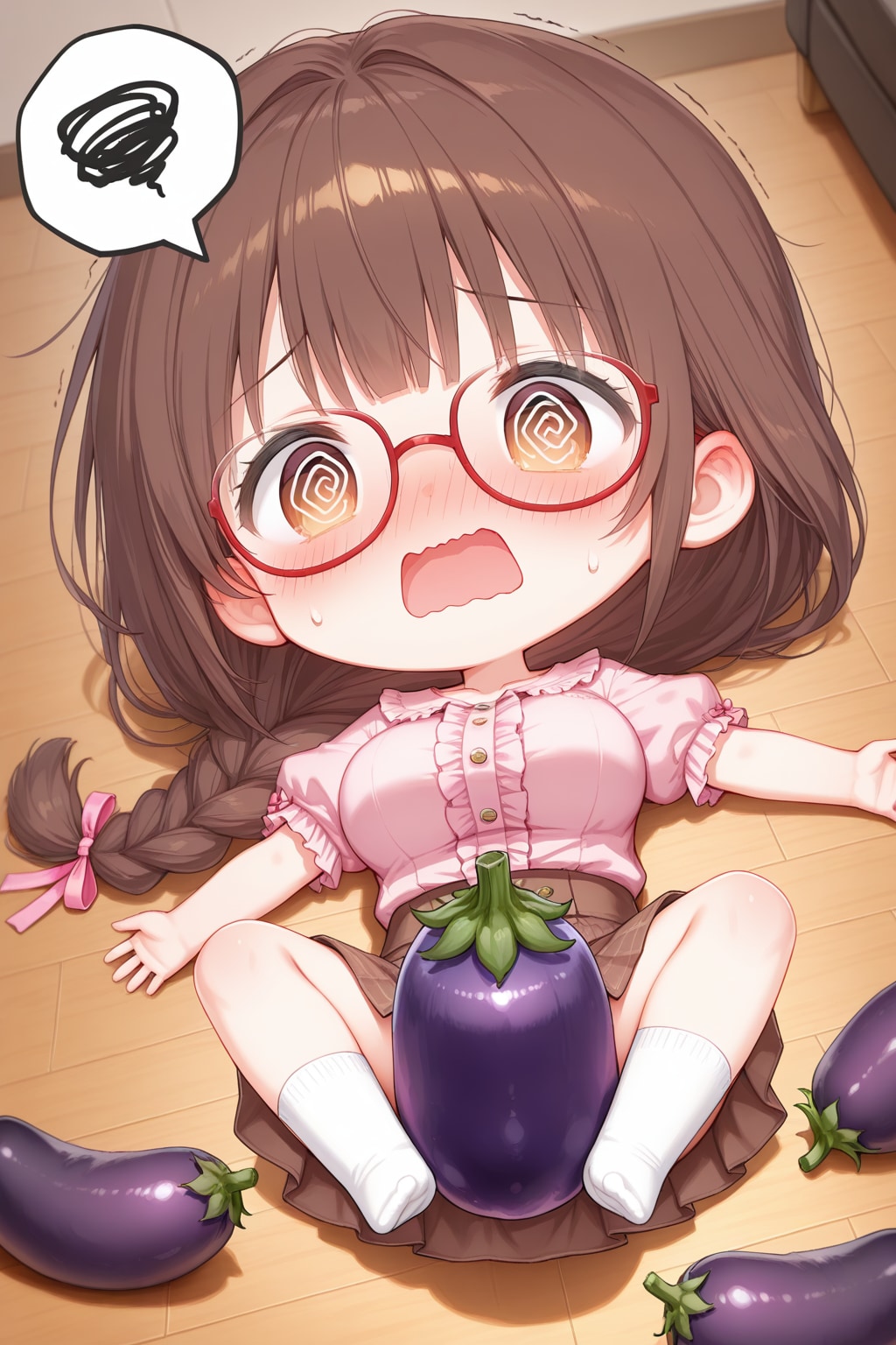 舞ちゃんパニック！！！　　　　　　　　　　　　　　　　るか子ちゃんの おたんこ🍆　 　　　　　　　　　　　 🍩 舞 🍩