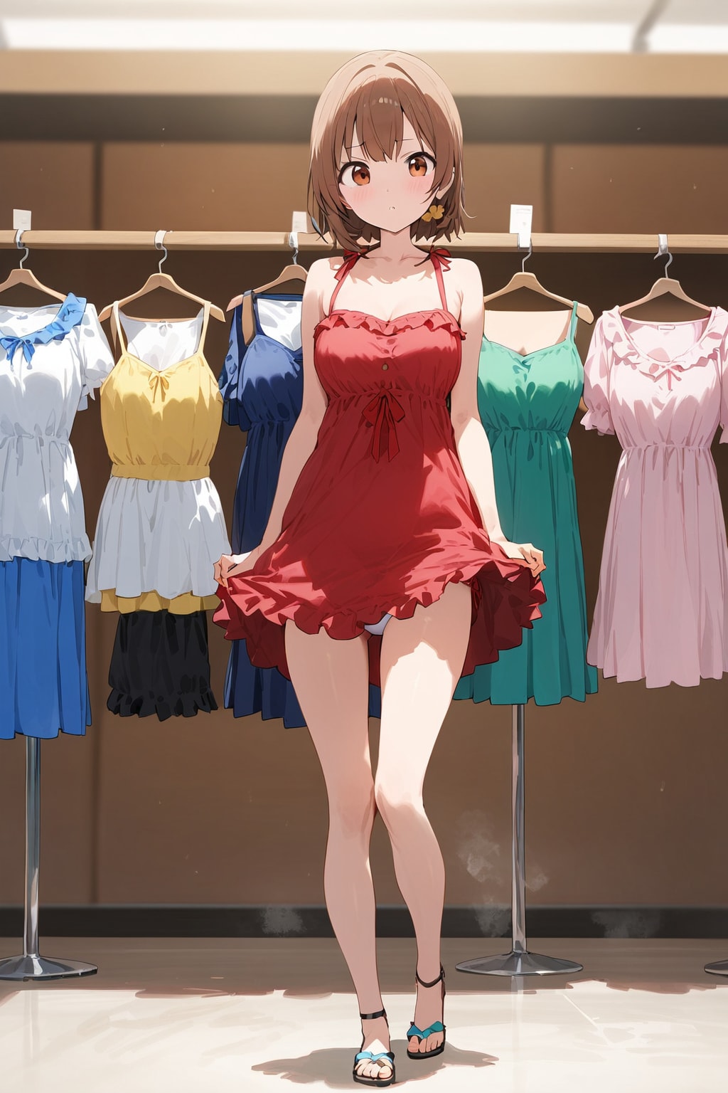 今日のデート、どれにしよう？ | の人気AIイラスト・グラビア