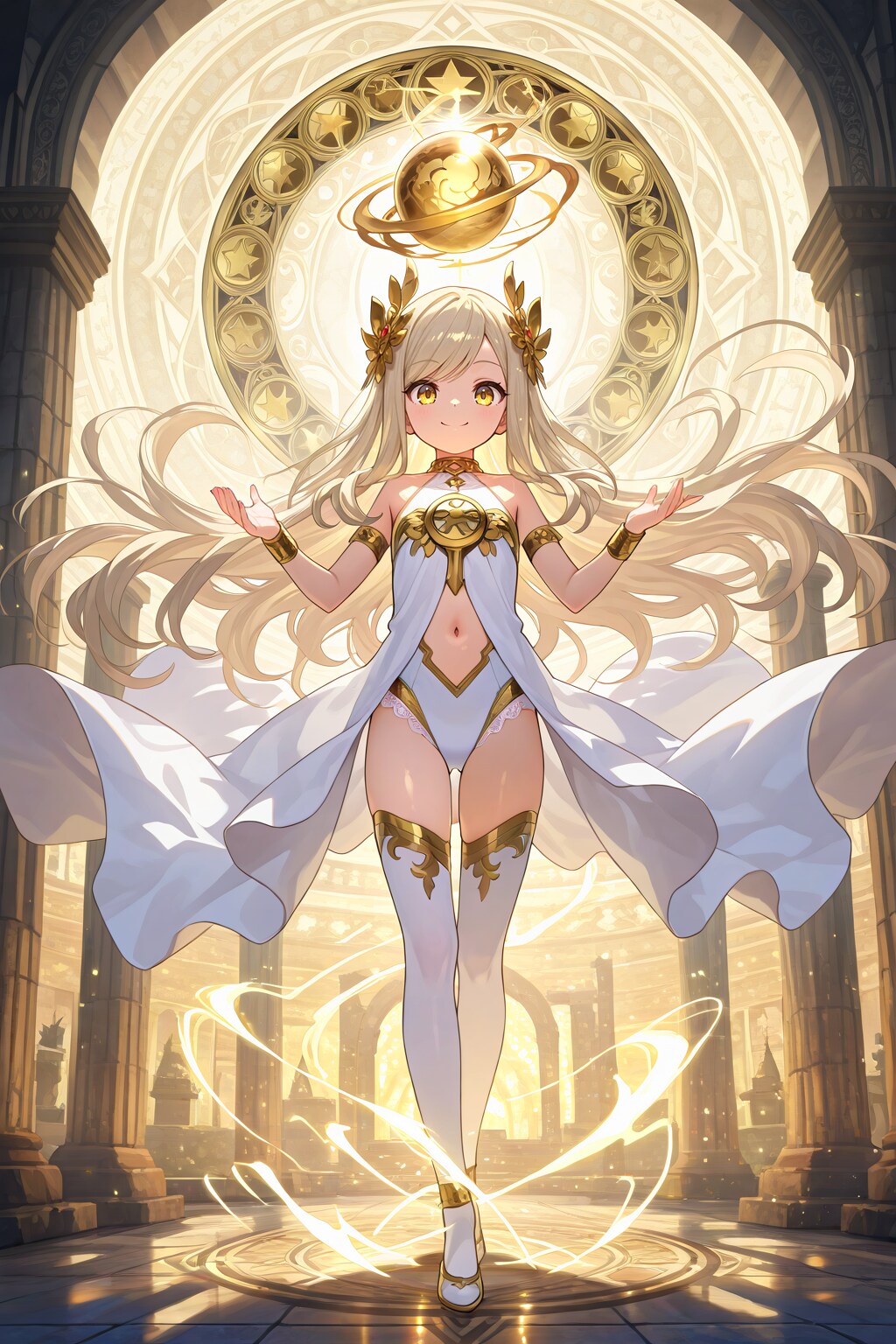 Golden Ball Goddess