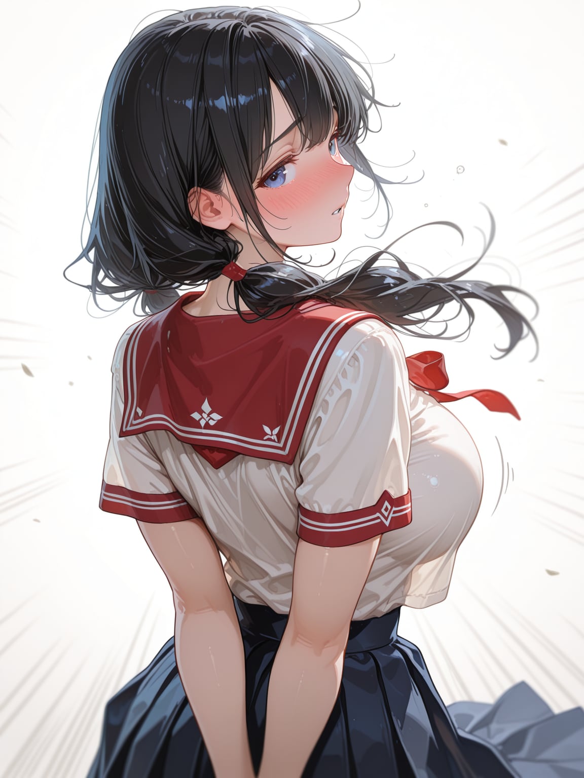 振り向き | の人気AIイラスト・グラビア