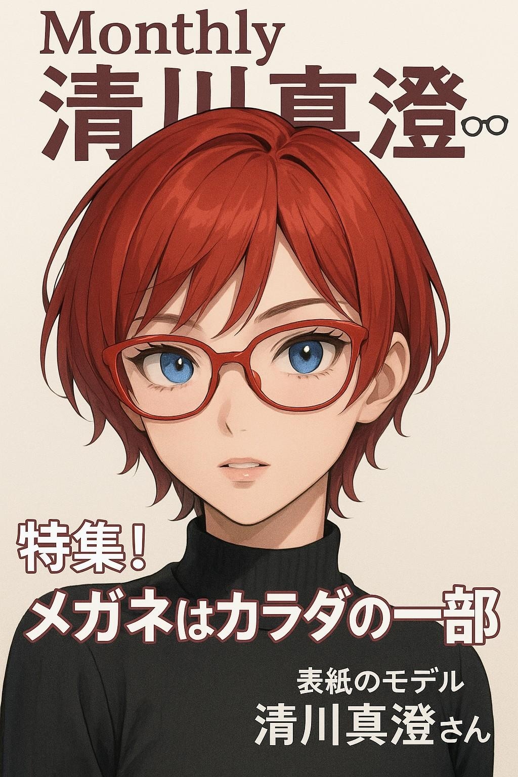 メガネ専門誌・Monthly清川真澄👓️