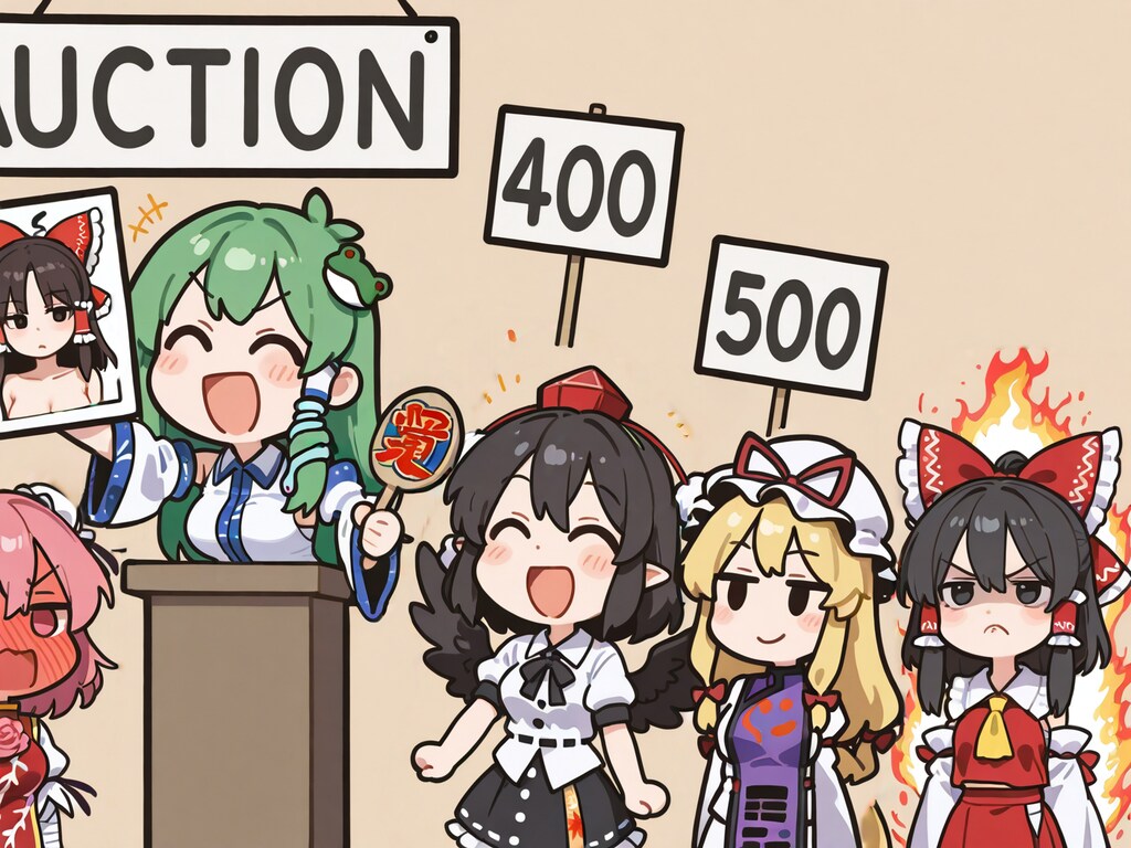 きょうのれいむさん（9/4 オークションの日）