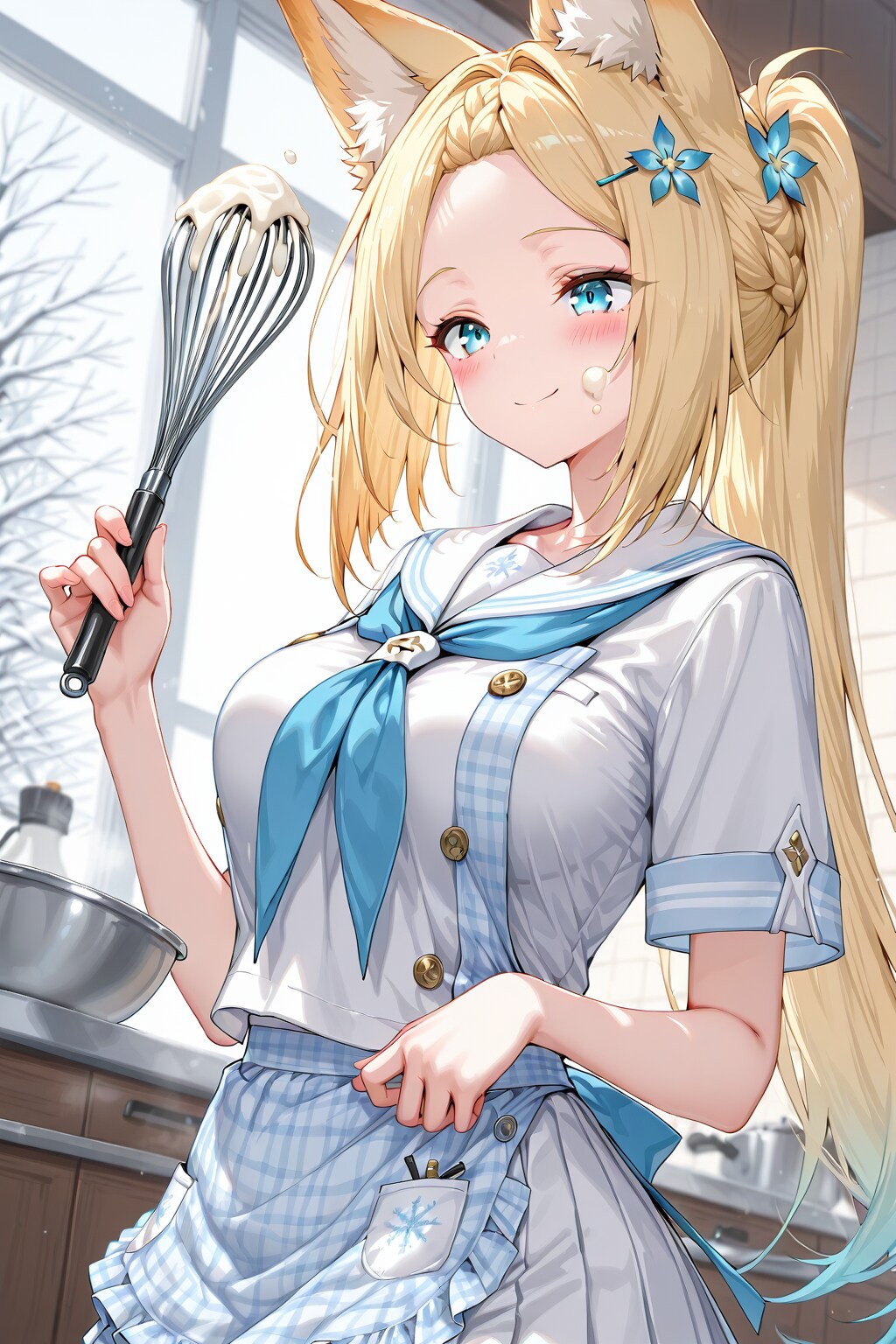 クリスマスに向けて、ケーキ作りの練習中♪