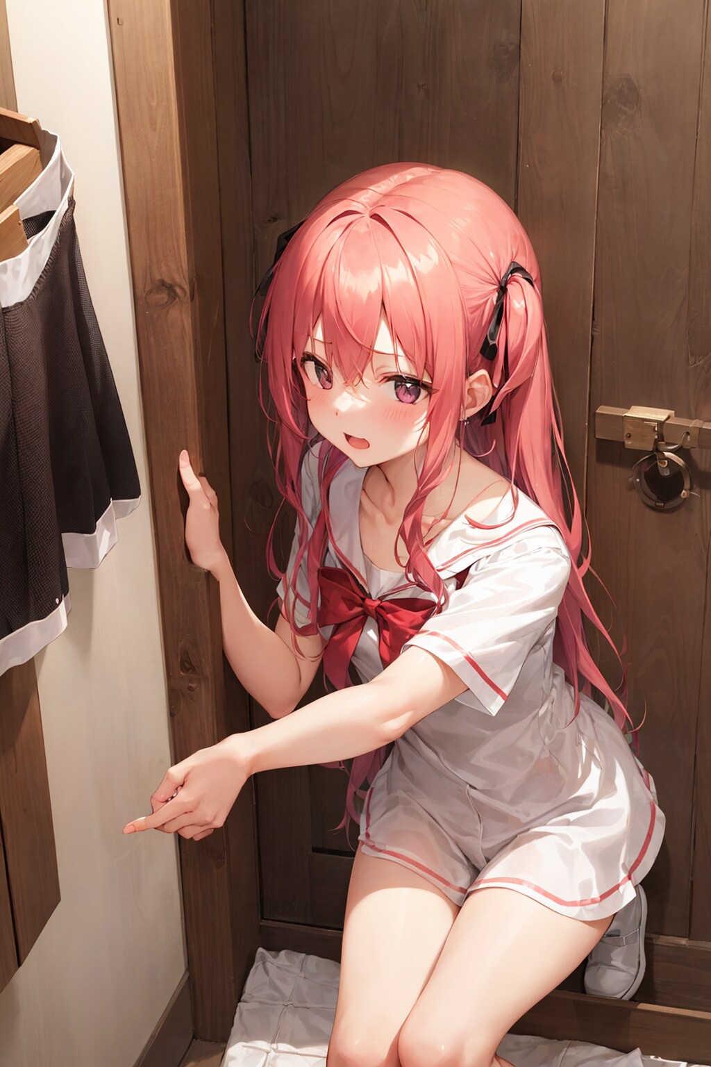 早くトイレに行かせてっ