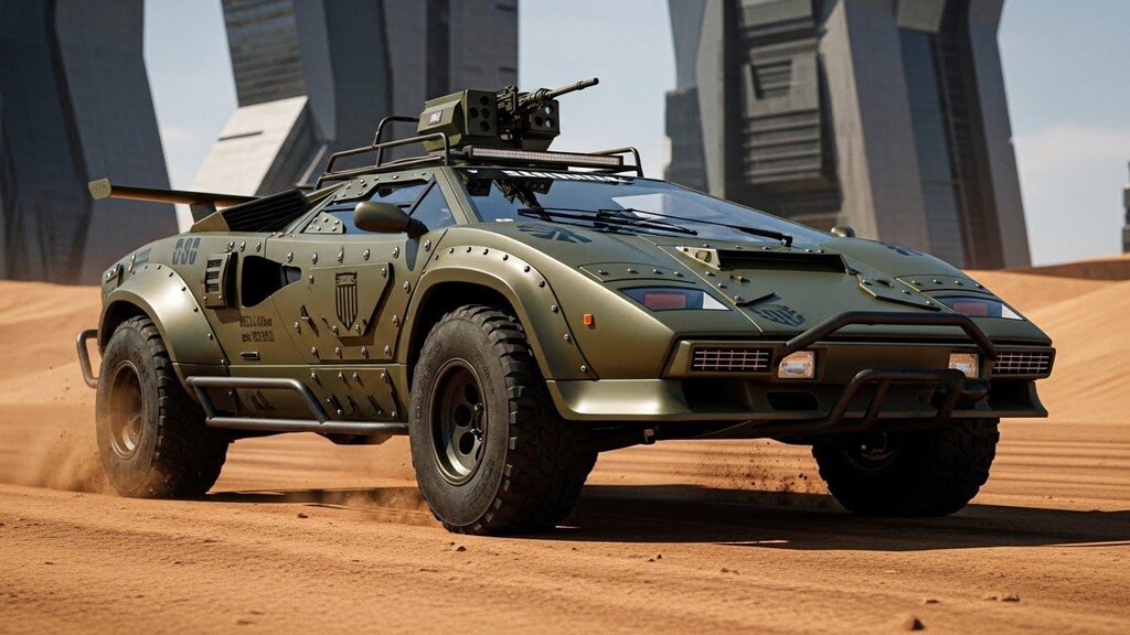 カウンタック軍用車