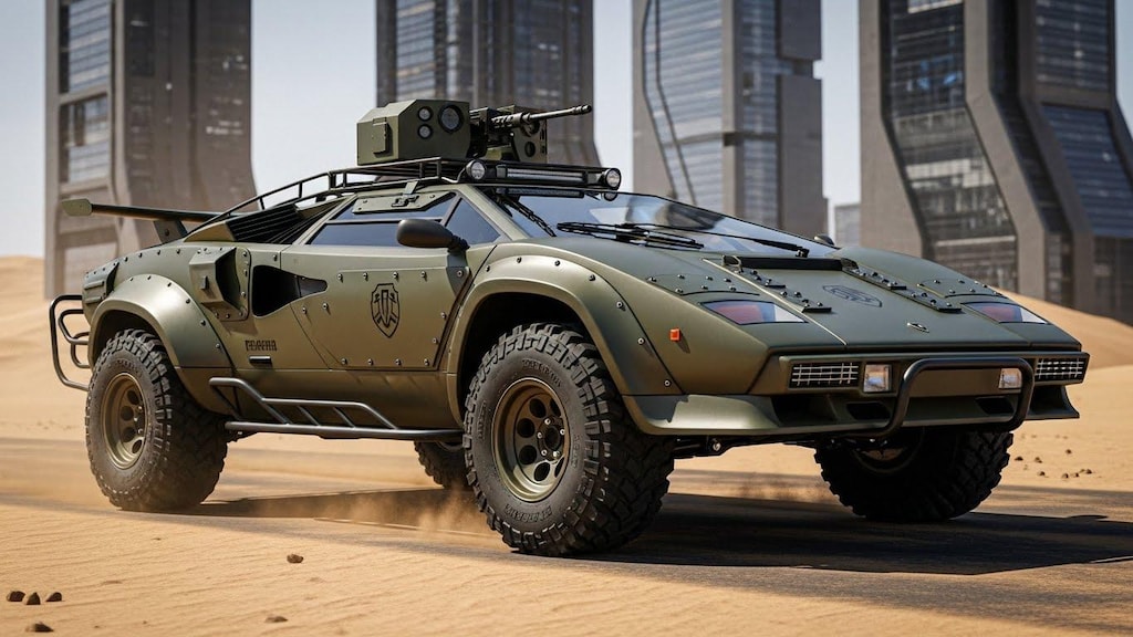 カウンタック軍用車