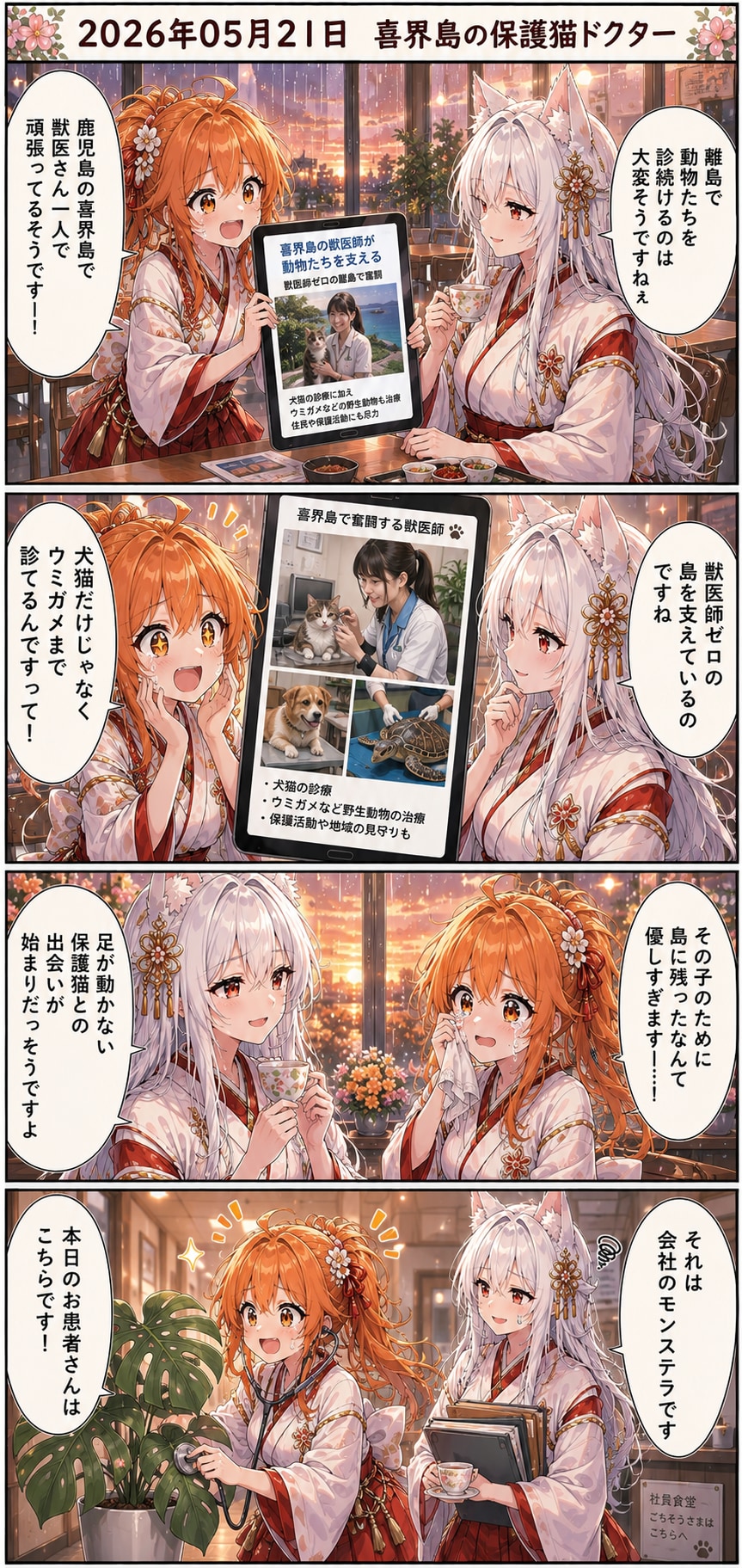 毎日漫画　10時　ほっこりニュース | の人気AIイラスト・グラビア