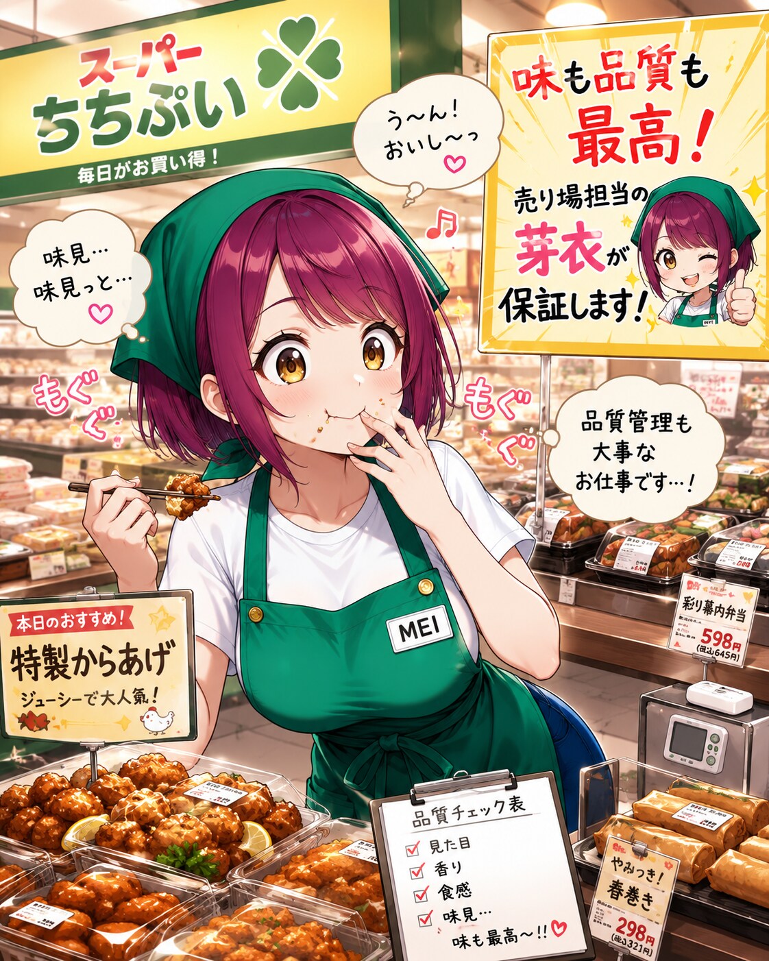 芽衣ちゃん！アルバイト体験✨
