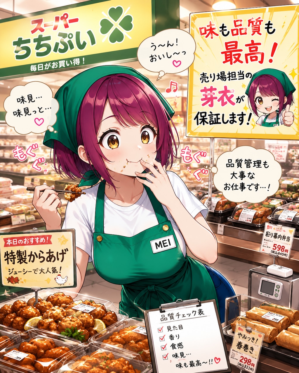 芽衣ちゃん！アルバイト体験✨