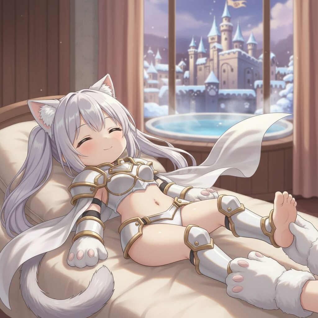 銀ツイにゃん。猫騎士