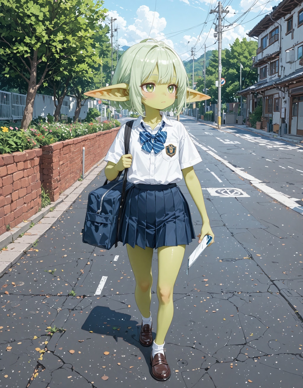 下校中の五部凛ちゃん