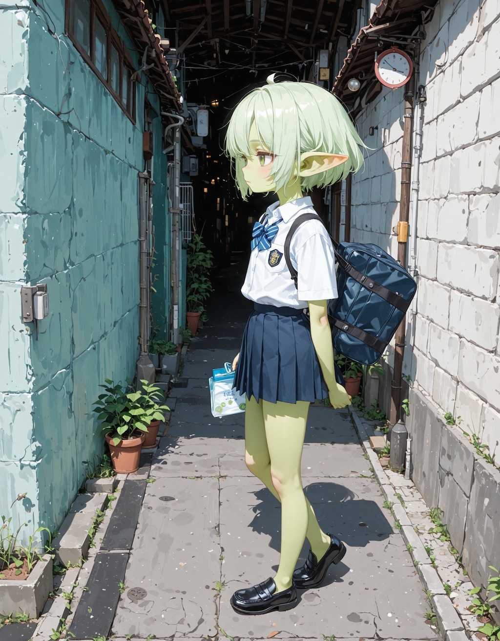 下校中の五部凛ちゃん