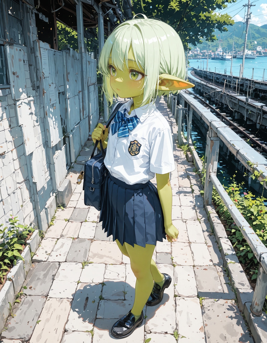 下校中の五部凛ちゃん