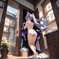 刻晴着替え中 3枚目