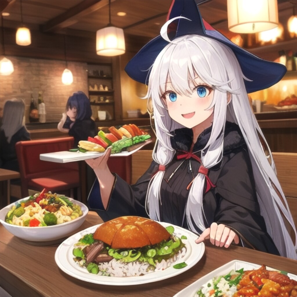 灰色魔女食事🍖（最終画）