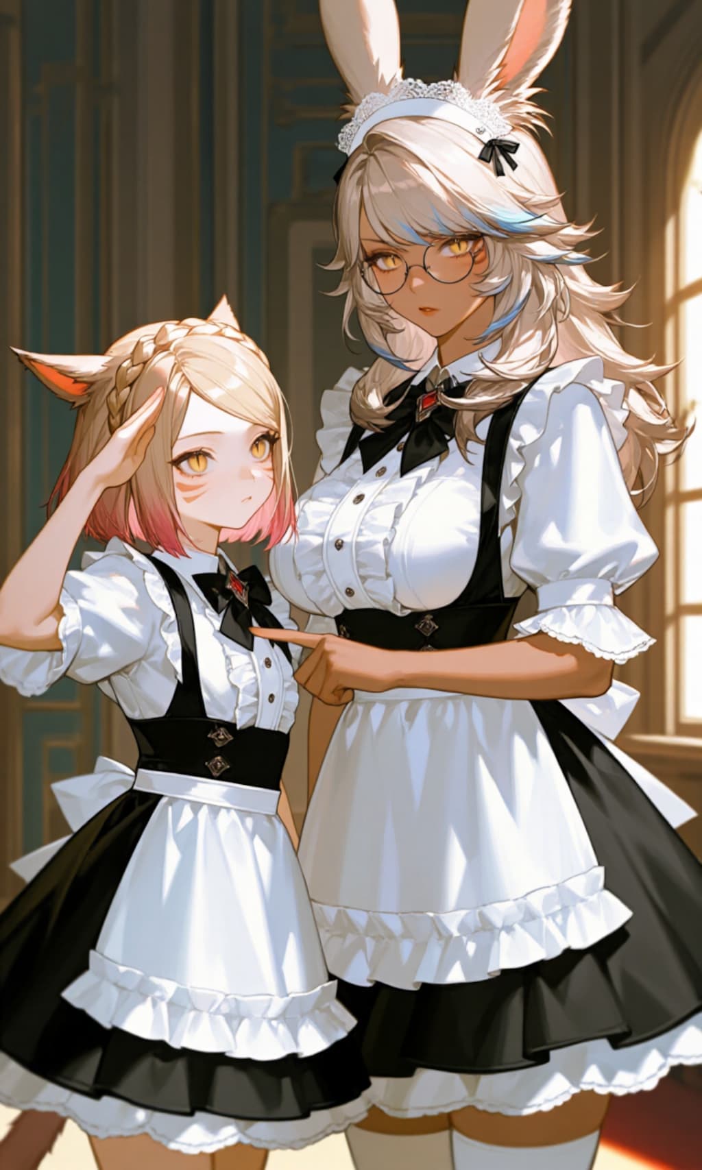 メイドと見習い