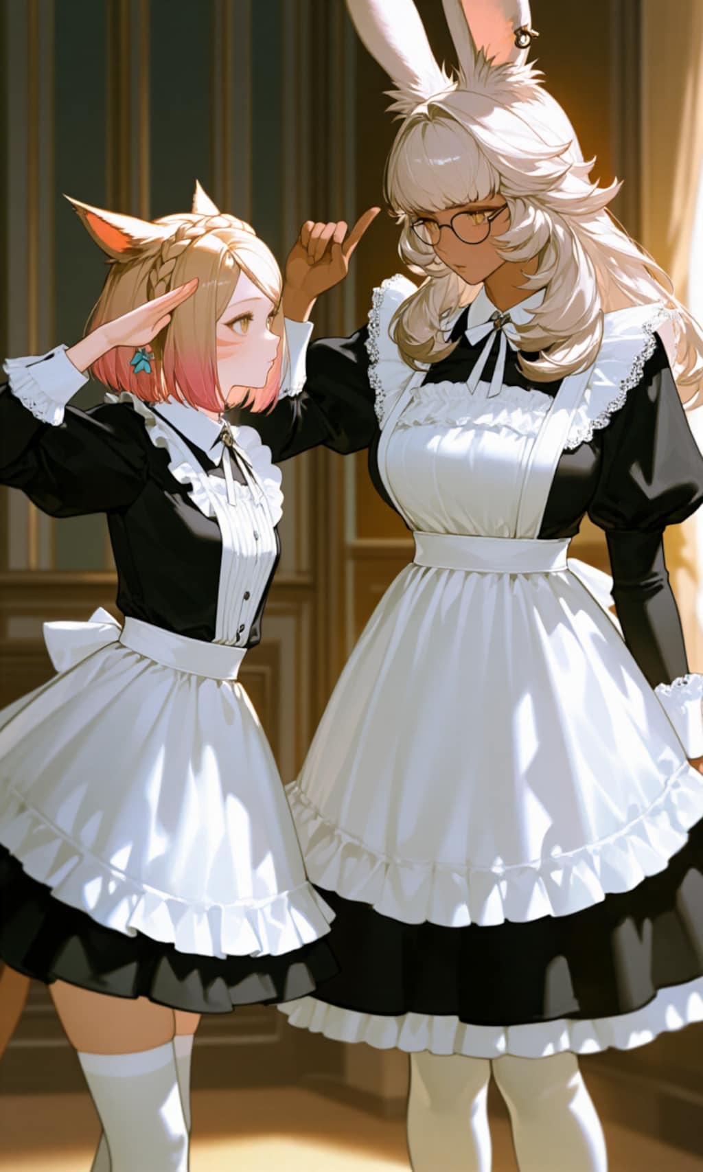 メイドと見習い