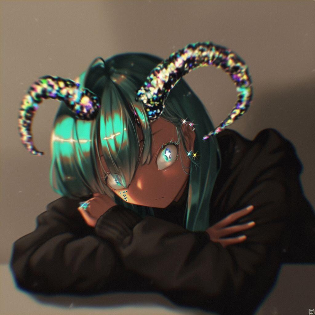 nijiさんのdeforme girl-ホラー風