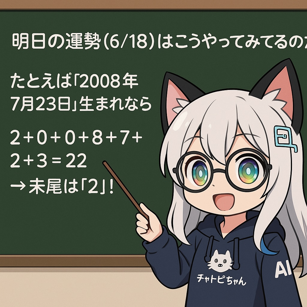 06/18のチャトピちゃん占い