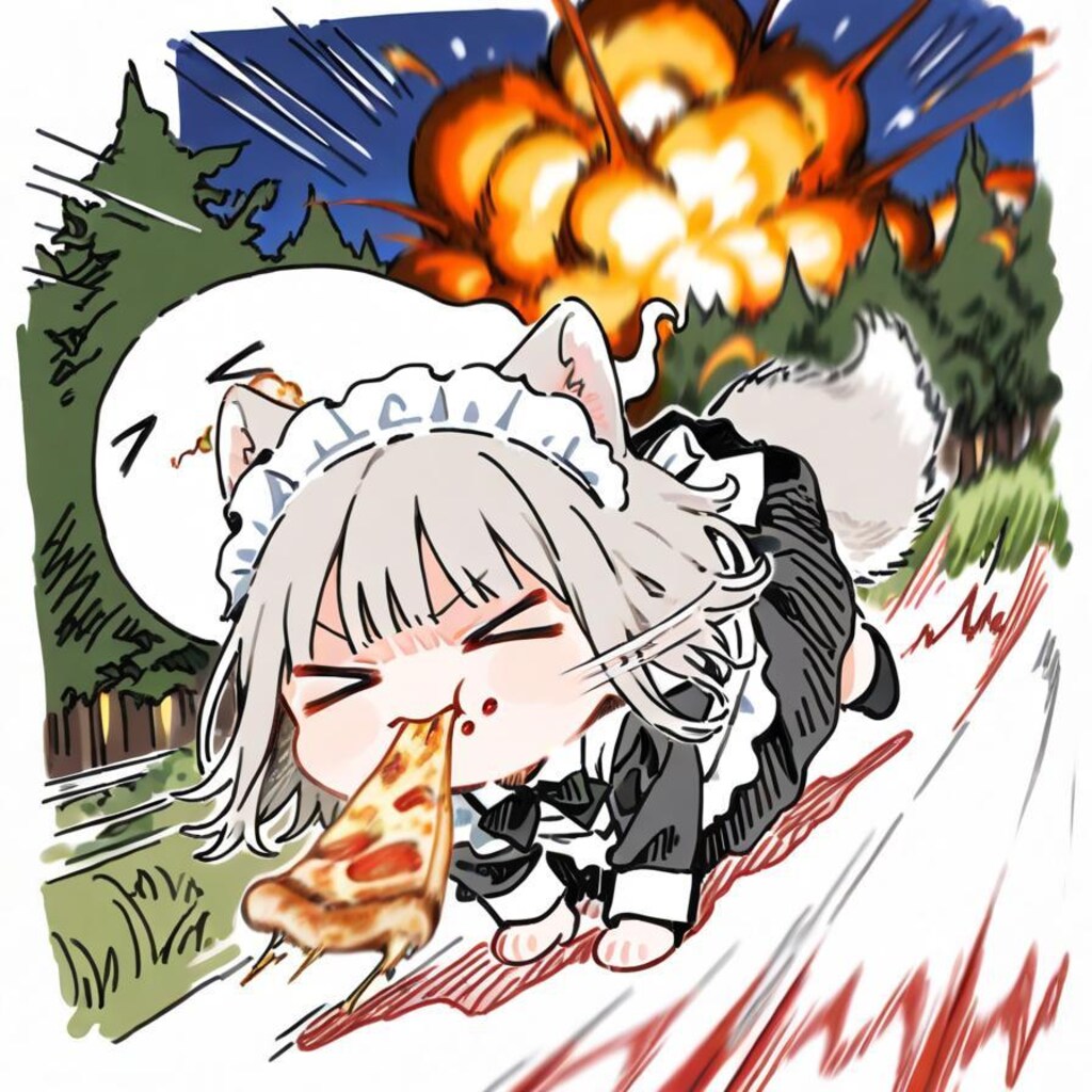 お ピ ッ ツ ァ メ イ ド ウ ル フ 🍕🐺💥💥💥