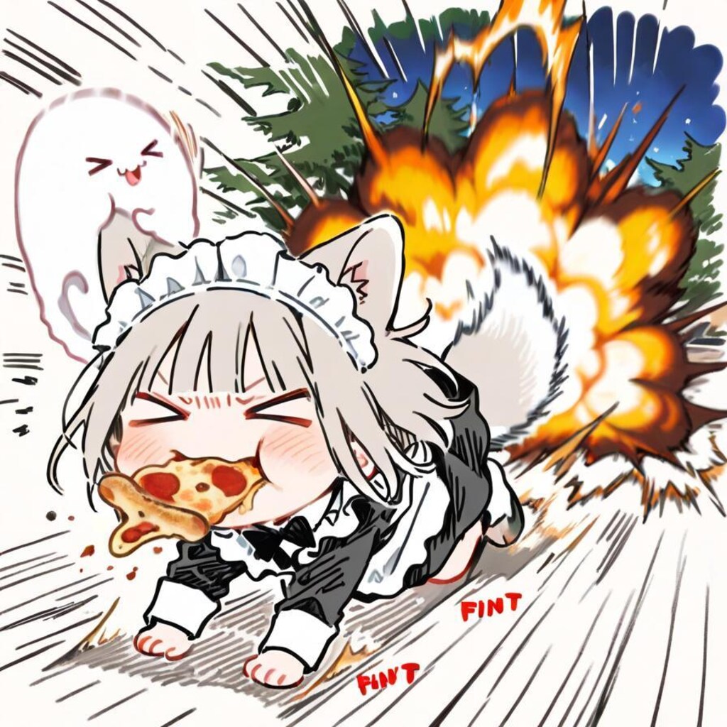 お ピ ッ ツ ァ メ イ ド ウ ル フ 🍕🐺💥💥💥