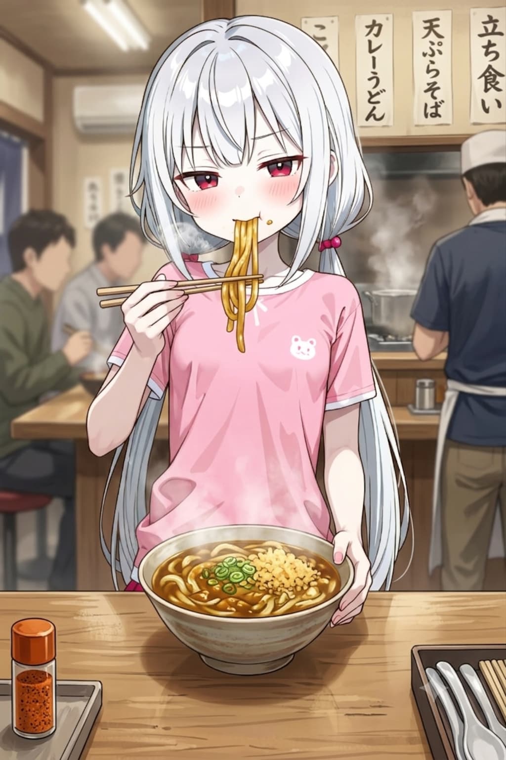 アイちゃんとカレーうどん