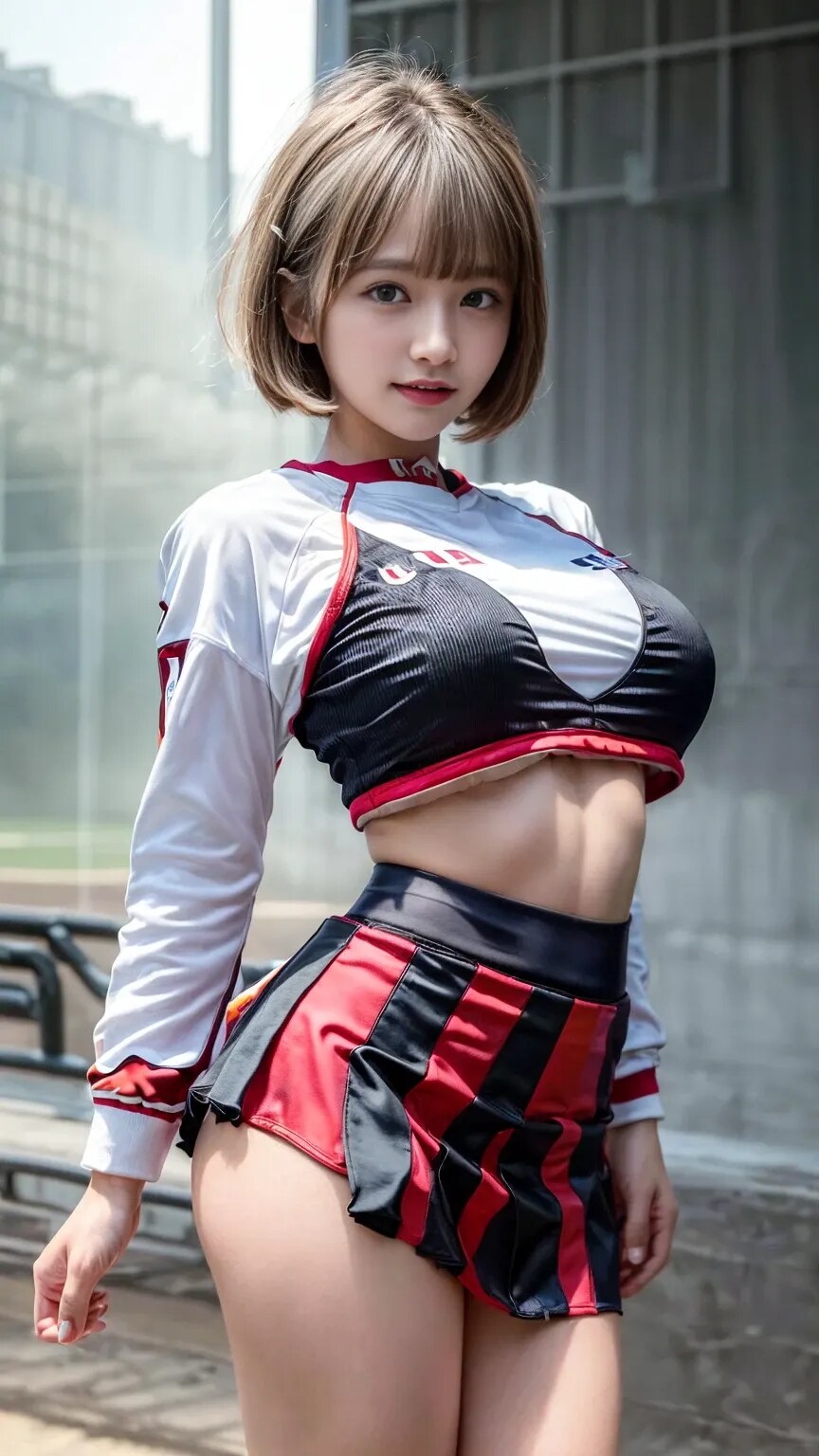 2024/08/01JKチアガール　さくら | の人気AIイラスト・グラビア