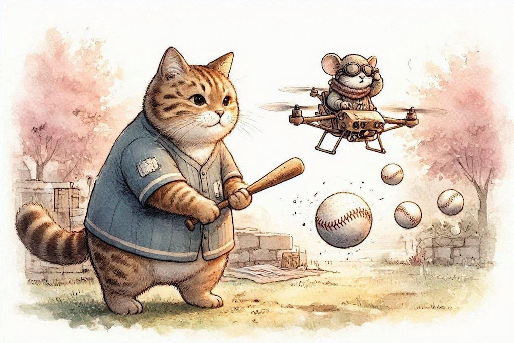 ３ぽっちゃり猫の反撃ニャー