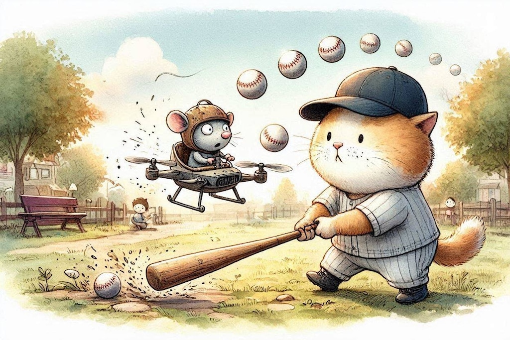 ３ぽっちゃり猫の反撃ニャー