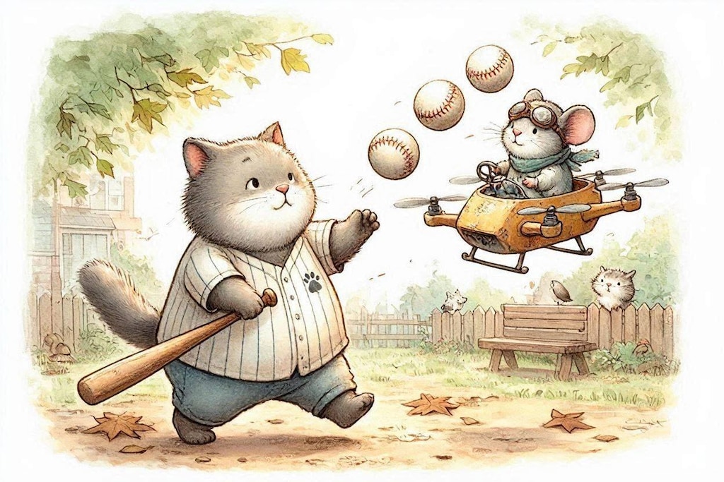 ３ぽっちゃり猫の反撃ニャー