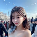 寒空の下 2枚目