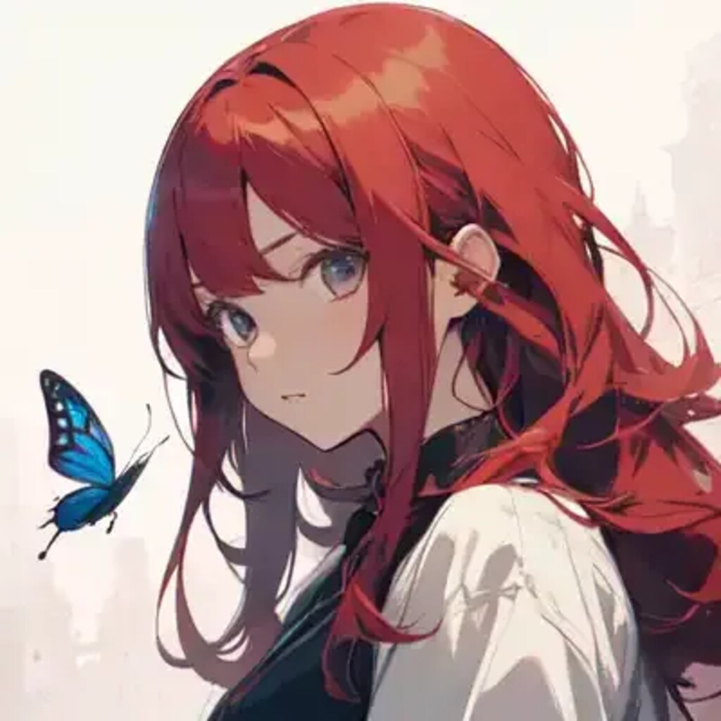 赤髪と蝶々