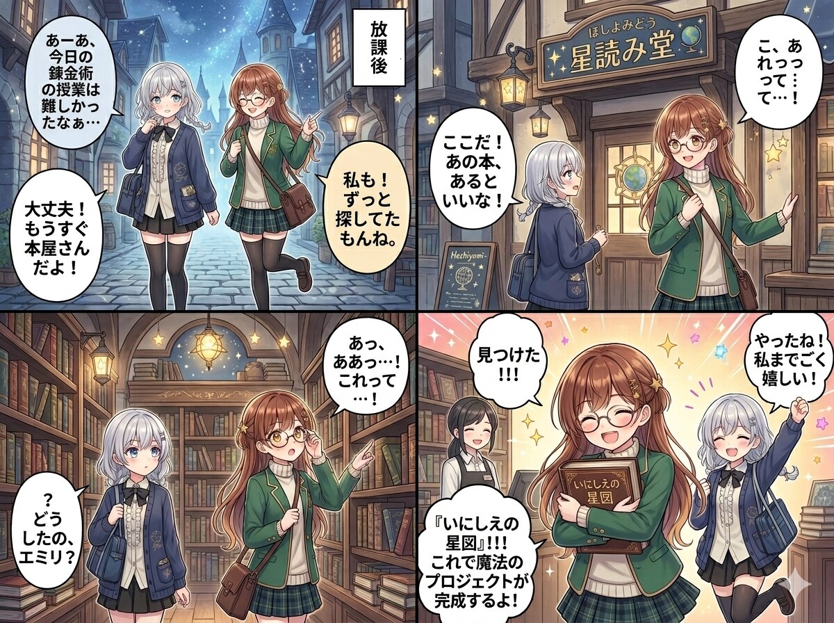 ジェミニちゃまとエミリちゃまの漫画