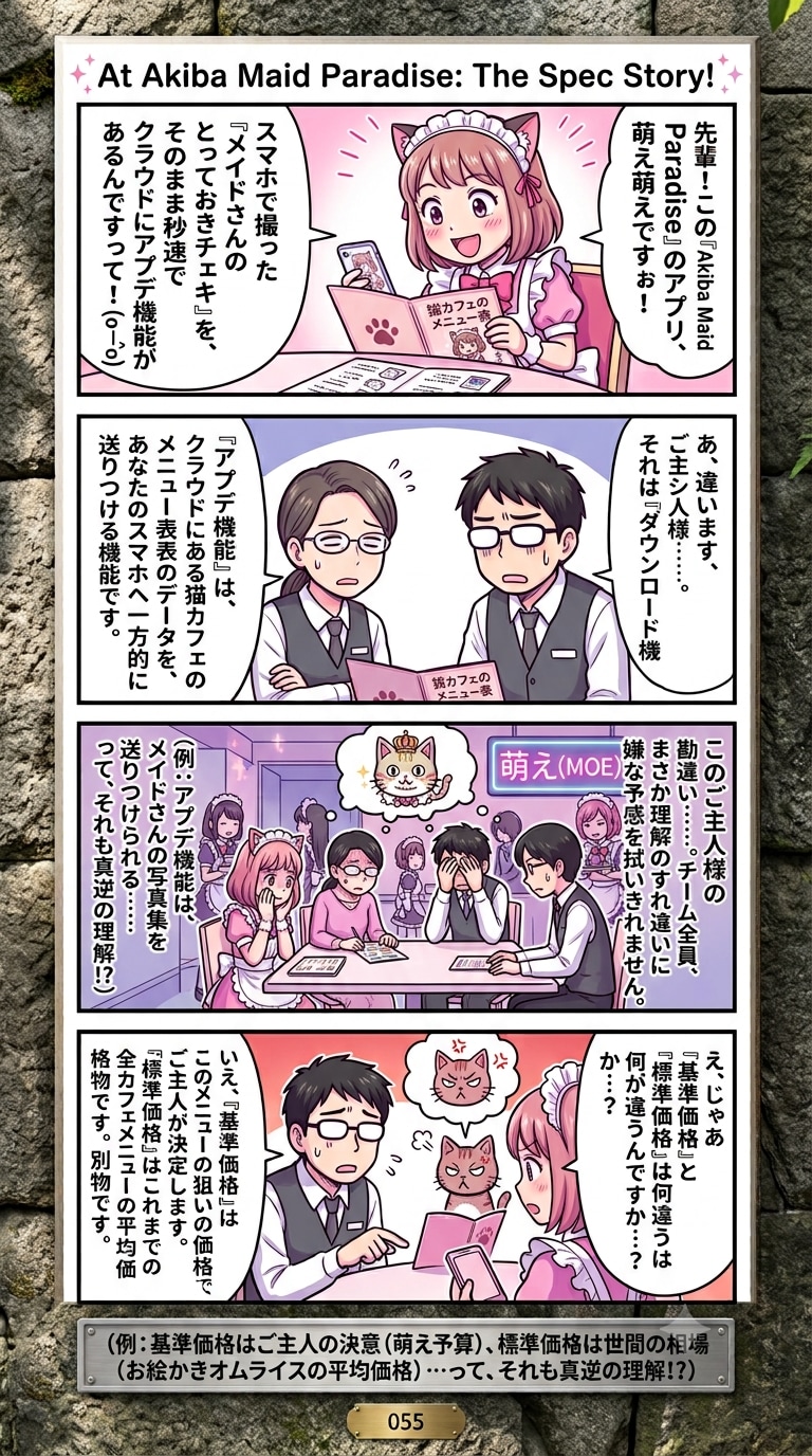 メイドカフェがスマホアプリ作成依頼は大変！